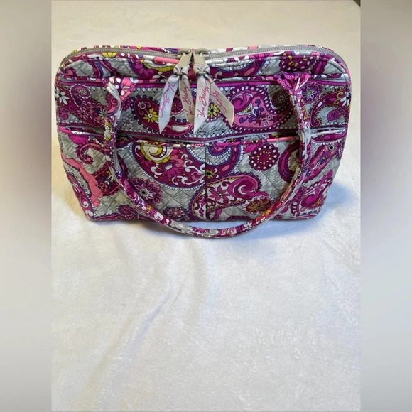 Vera Bradley Handbags - Vera Bradley Bolwer Paisley Meets Plaid